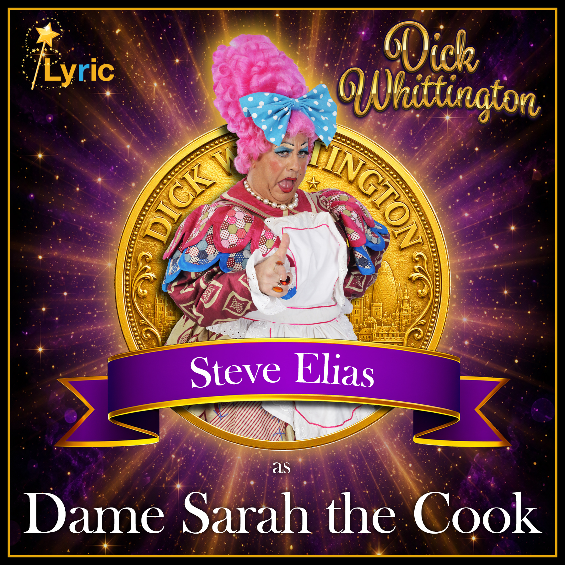 Steve Elias as Dame Sarah the Cook